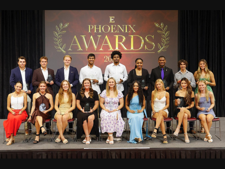 Elon Athletics recognized outstanding student-athletes at its annual Phoenix Awards.